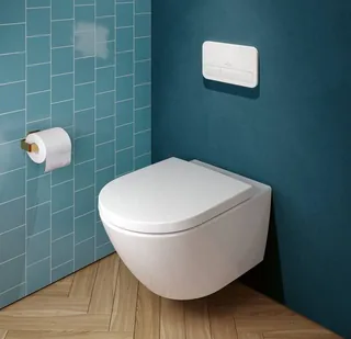 Унитаз, Villeroy&Boch, Subway 3.0, подвесной, шгв 370*560*360, CeramicPlus, AntiBac, цвет-альпийский белый
