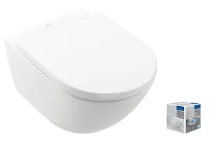 Унитаз, Villeroy&Boch, Subway 3.0, подвесной, шгв 370*560*360, CeramicPlus, цвет унитаза-альпийский белый, комбинированая упаковка