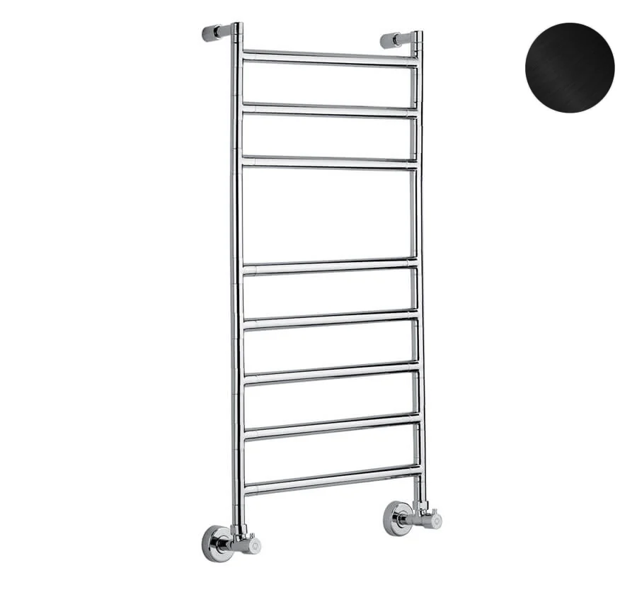 Полотенцесушитель, Margaroli, Sereno, шгв 540*135*990.5, цвет-Black Brushed Nickel
