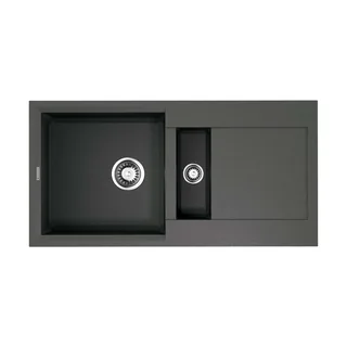 Мойка, OMOIKIRI, Sakaime, шгв 860*435*230, отверстия для смесителя-10 промаркированных, чаши-2, цвет-платина