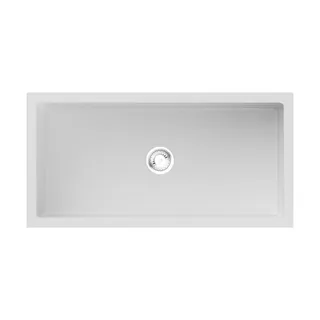 Мойка, OMOIKIRI, Mikura, шгв 910*460*254, отверстия для смесителя-отсутствуют, цвет-белый глянцевый