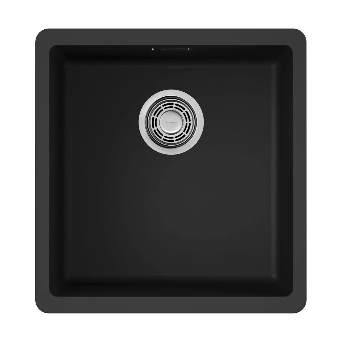 Мойка, OMOIKIRI, Kata, шгв 400*420*220, отверстия для смесителя-отсутствуют, цвет-чёрный