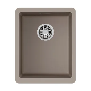 Мойка, OMOIKIRI, Kata, шгв 340*420*220, отверстия для смесителя-отсутствуют, цвет-бежевый