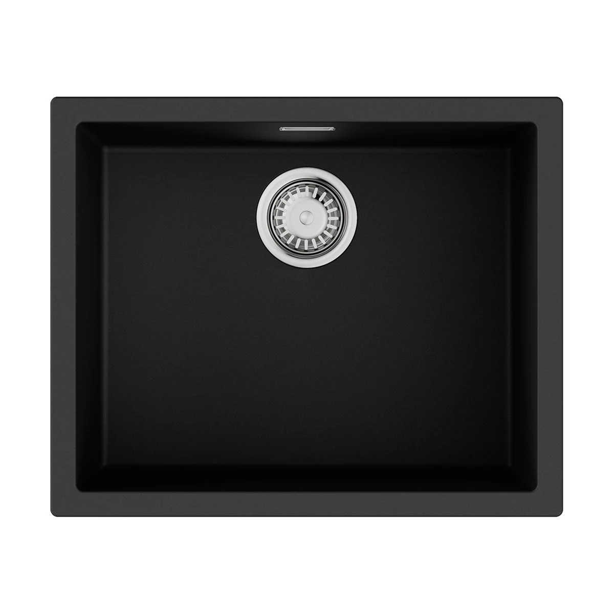 Мойка, OMOIKIRI, Yamakawa, шгв 556*456*220, отверстия для смесителя-отсутствуют, цвет-чёрный