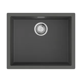 Мойка, OMOIKIRI, Yamakawa, шгв 556*456*220, отверстия для смесителя-отсутствуют, цвет-платина