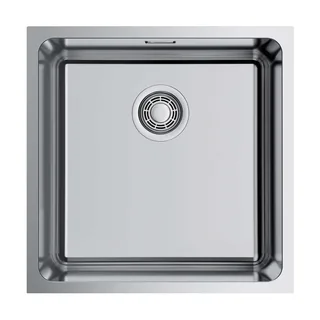 Мойка, OMOIKIRI, Tadzava Quadro, шгв 440*440*200, отверстия для смесителя-отсутствуют, цвет-нержавеющая сталь