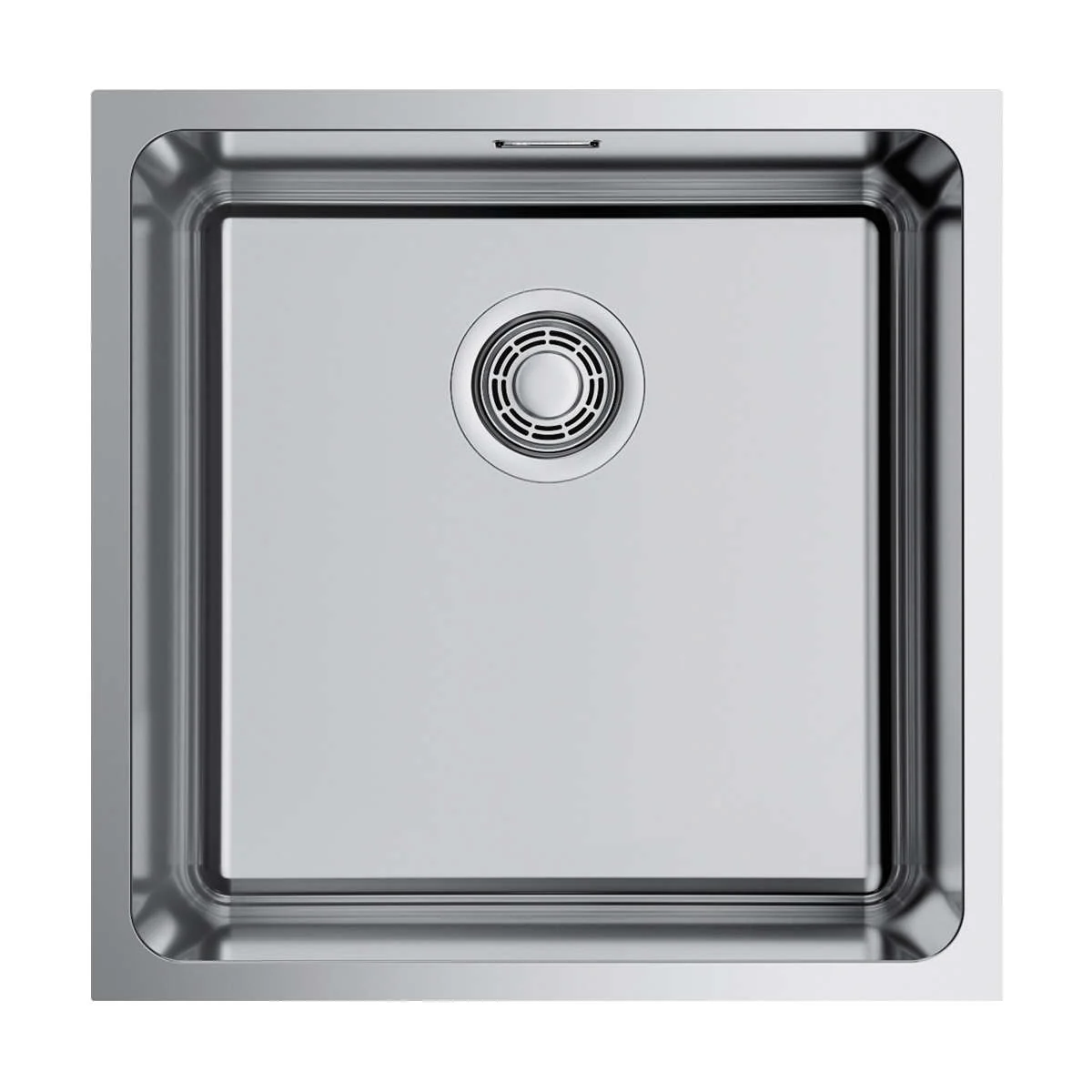 Мойка, OMOIKIRI, Tadzava Quadro, шгв 440*440*200, отверстия для смесителя-отсутствуют, цвет-нержавеющая сталь