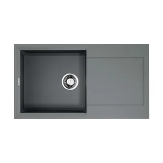 Мойка, OMOIKIRI, Sakaime, шгв 780*435*230, отверстия для смесителя-6 промаркированных, цвет-Leningrad grey