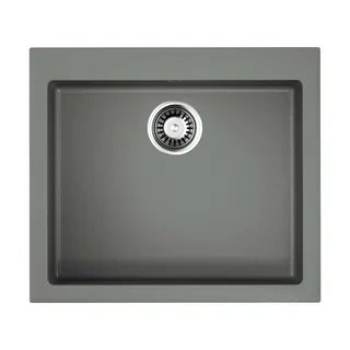Мойка, OMOIKIRI, Bosen, шгв 570*500*220, отверстия для смесителя-3 промаркированных, цвет-Leningrad grey