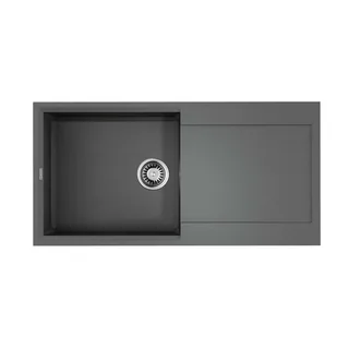 Мойка, OMOIKIRI, Sakaime, шгв 1000*500*200, отверстия для смесителя-6 промаркированных, цвет-Leningrad grey