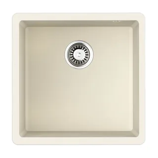 Мойка, OMOIKIRI, Bosen, шгв 440*440*220, отверстия для смесителя-отсутствуют, цвет-белый