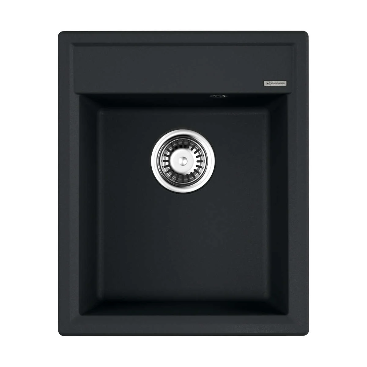 Мойка, OMOIKIRI, Daisen, шгв 420*510*215, отверстия для смесителя-3 промаркированных, цвет-черный