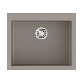 Мойка, OMOIKIRI, Bosen, шгв 610*500*210, отверстия для смесителя-3 промаркированных, чаши-1, цвет-leningrad grey