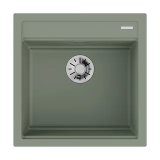 Мойка, OMOIKIRI, Kitagawa, шгв 510*510*200, отверстия для смесителя-3 промаркированных, чаши-1, цвет-Wind Green