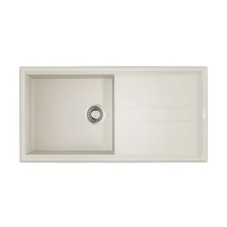 Мойка, OMOIKIRI, Tedori, шгв 1000*510*200, отверстия для смесителя-2 промаркированных, цвет-белый