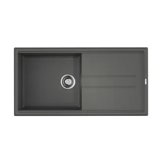Мойка, OMOIKIRI, Tedori, шгв 1000*510*200, отверстия для смесителя-2 промаркированных, цвет-платина