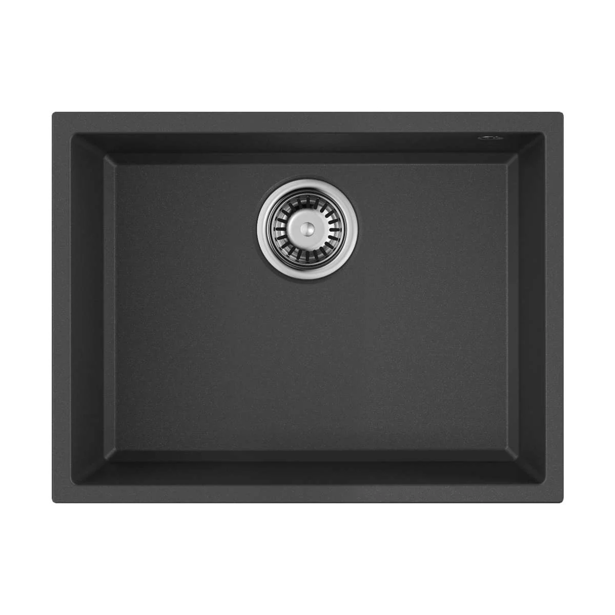 Мойка, OMOIKIRI, Tedori, шгв 550*420*220, отверстия для смесителя-отсутствуют, цвет-чёрный
