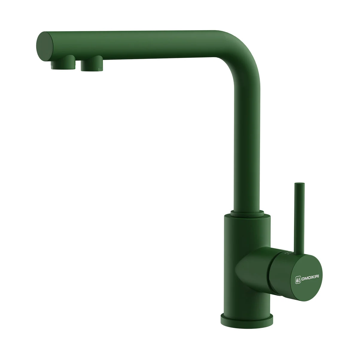 Смеситель для кухни, Omoikiri, Nakagawa 2 PLUS, цвет-Royal Green