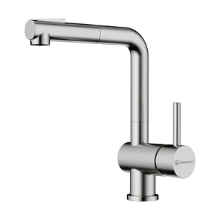 Смеситель для кухни, Omoikiri, Tanigawa-SB, цвет-нержавеющая сталь