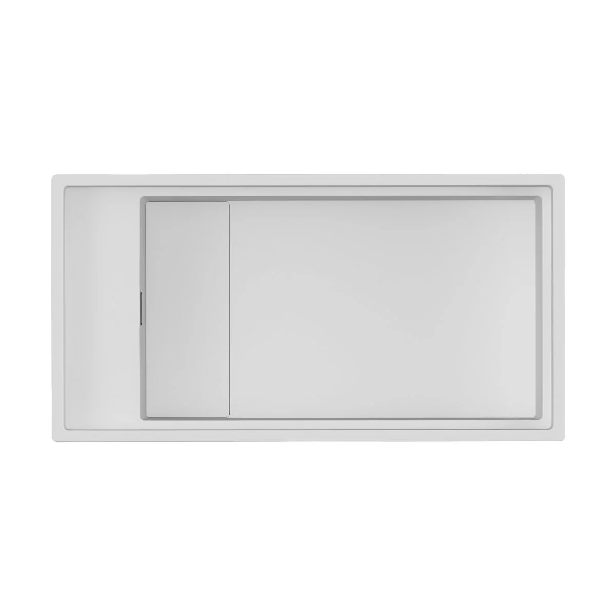 Мойка, Omoikiri, Kinaru Pro, шгв 860*460*220, отверстия для смесителя-4 промаркированных, цвет-белый