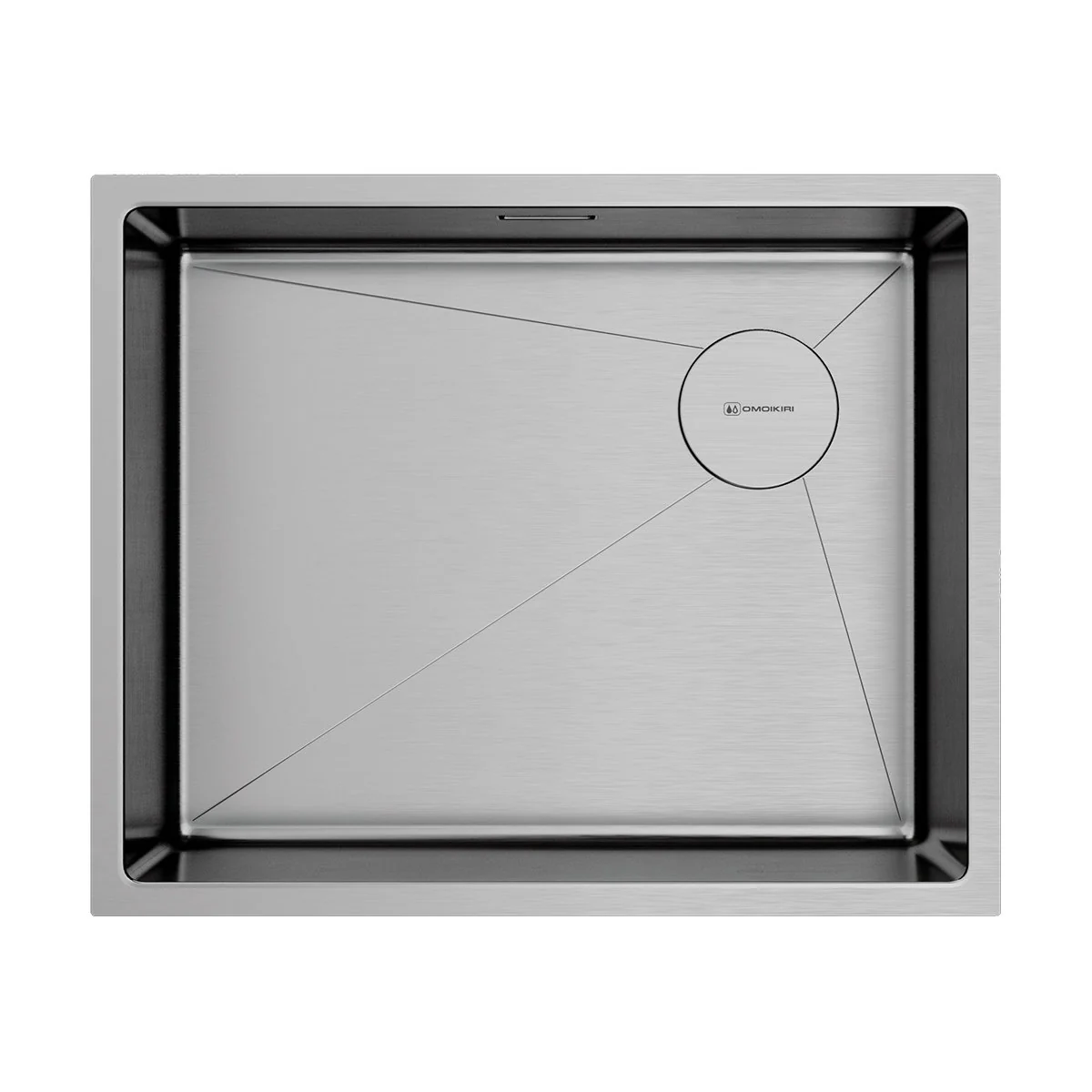 Мойка, OMOIKIRI, TAKI, шгв 540*440*200, отверстия для смесителя-отсутствуют, цвет-нержавеющая сталь