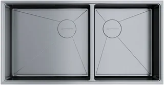 Мойка, Omoikiri, Taki, чаши-2, шгв 850*440*200, отверстия для смесителя-отсутствуют, цвет-нержавеющая сталь — иконка