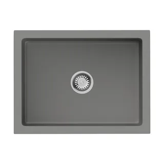 Мойка, OMOIKIRI, Mikura, шгв 610*460*254, отверстия для смесителя-отсутствуют, цвет-pebble