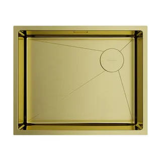 Мойка, OMOIKIRI, TAKI, шгв 540*440*200, отверстия для смесителя-отсутствуют, цвет-светлое золото