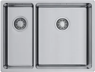 Мойка, Omoikiri, Tadzava Ultra, чаши-2, большая чаша-справа, шгв 580*440*200, отверстия для смесителя-отсутствуют, цвет-нержавеющая сталь