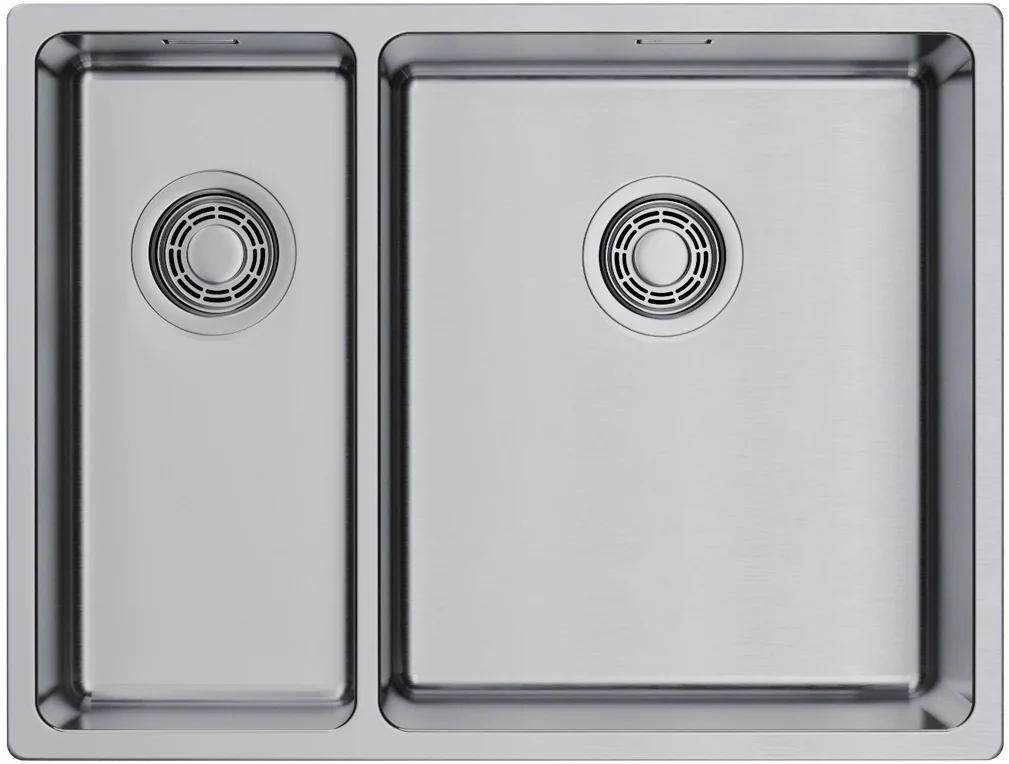 Мойка, Omoikiri, Tadzava Ultra, чаши-2, большая чаша-справа, шгв 580*440*200, отверстия для смесителя-отсутствуют, цвет-нержавеющая сталь