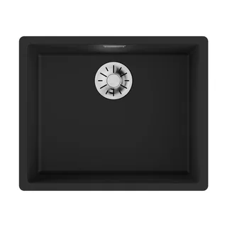 Мойка, OMOIKIRI, Yamakawa, шгв 556*456*220, отверстия для смесителя-отсутствуют, цвет-графит