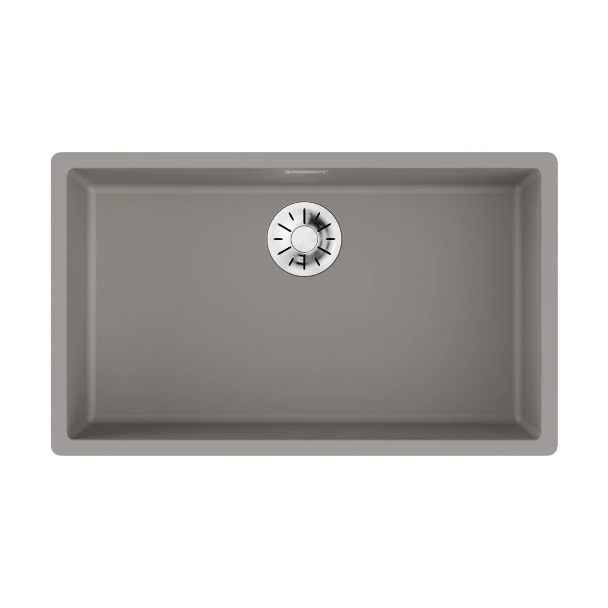 Мойка, OMOIKIRI, Yamakawa, шг 756*456, отверстия для смесителя-отсутствуют, цвет-Leningrad grey