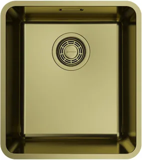 Мойка, Omoikiri, Omi, шгв 370*415*179, отверстия для смесителя-отсутствуют, цвет-золото светлое