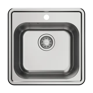 Мойка, OMOIKIRI, Notoro 48-IN, шгв 485*485*180, отверстия для смесителя-1, цвет-silver matt — иконка