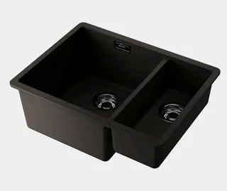 Мойка, Omoikiri, Kata, шгв 550*420*220, отверстия для смесителя-отсутствуют, цвет-espresso