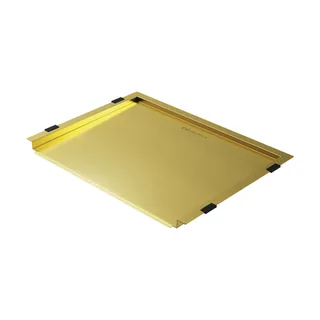 Крыло для мойки, OMOIKIRI, RE-01, шг 330*430, съемное, цвет-светлое золото