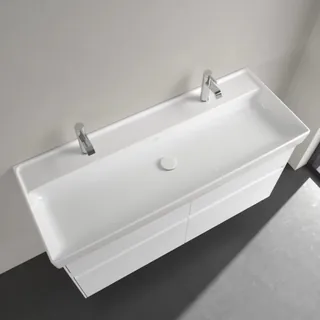 Раковина, Villeroy&Boch, Collaro, шгв 1200*470*160, отверстия для смесителя-2, CeramicPlus, цвет-альпийский белый — иконка
