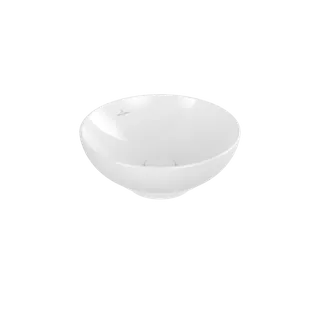 Раковина, Villeroy&Boch, Loop&Friends, шгв 380*380*120, отверстия для смесителя-отсутствуют, цвет-альпийский белый — иконка