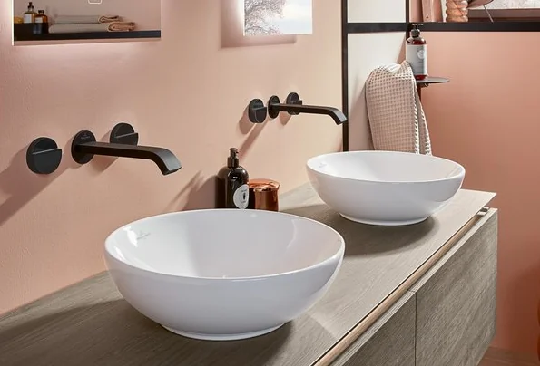 Раковина, Villeroy&Boch, Loop&Friends, шгв 380*380*120, отверстия для смесителя-отсутствуют, CeramicPlus, цвет-альпийский белый