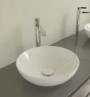 Раковина, Villeroy&Boch, Loop&Friends, шгв 420*420*120, отверстия для смесителя-отсутствуют, цвет-альпийский белый