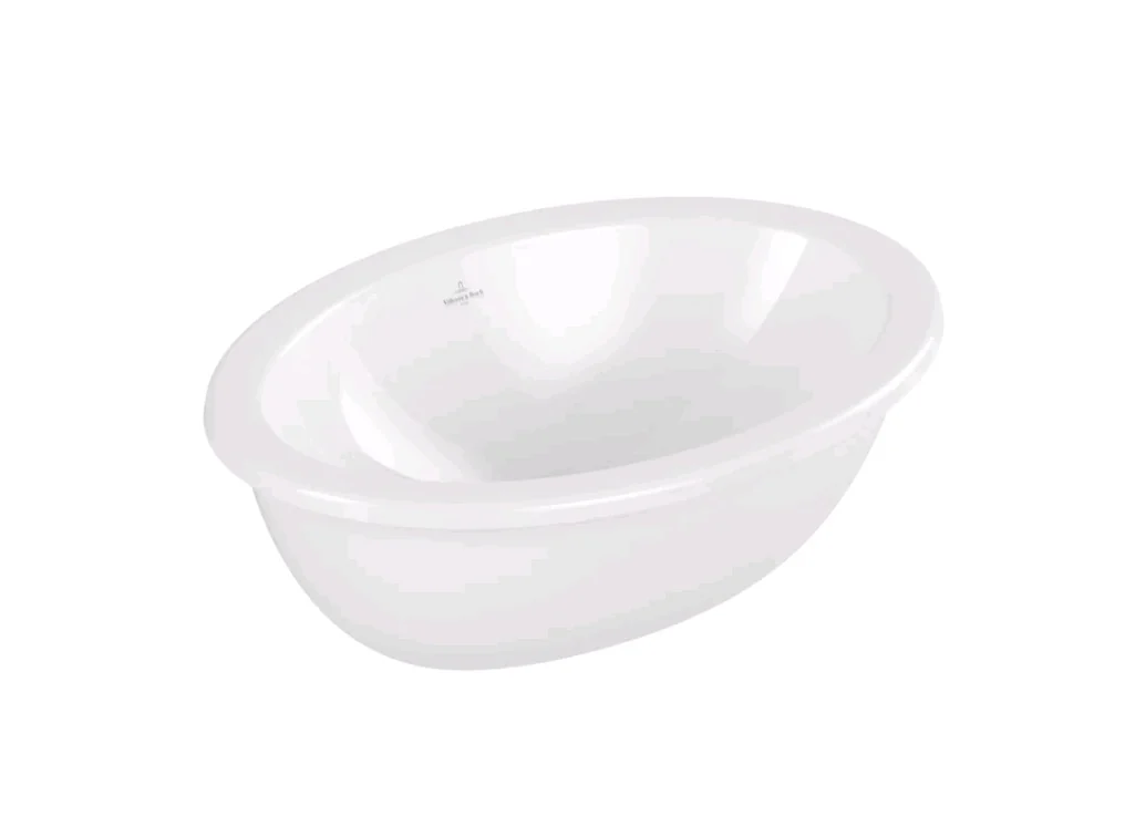 Раковина, Villeroy&Boch, Loop&Friends, шгв 430*280*185, отверстия для смесителя-отсутствуют, цвет-альпийский белый (белый Alpin)