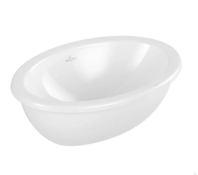 Раковина, Villeroy&Boch, Loop&Friends, шгв 430*280*185, отверстия для смесителя-отсутствуют, цвет-альпийский белый
