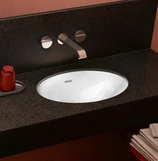 Раковина, Villeroy&Boch, Loop&Friends, шгв 485*325*215, отверстия для смесителя-отсутствуют, цвет-альпийский белый