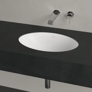 Раковина, Villeroy&Boch, Loop&Friends, шгв 485*325*205, отверстия для смесителя-отсутствуют, CeramicPlus, цвет-Stone White