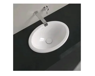 Раковина, Villeroy&Boch, Loop&Friends, шгв 660*470*220, отверстия для смесителя-отсутствуют, цвет-альпийский белый (белый Alpin)