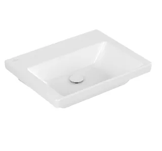 Раковина, Villeroy&Boch, Subway 3.0, шгв 600*470*120, отверстия для смесителя-отсутствуют, цвет-альпийский белый — иконка