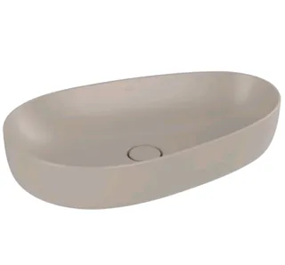 Раковина, Villeroy&Boch, Antao, шгв 650*400*145, отверстия для смесителя-отсутствуют, CeramicPlus, цвет-Almond