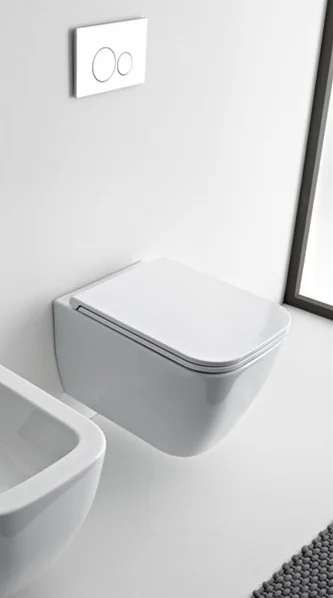 Унитаз, Scarabeo, Teorema 2.0, подвесной, шгв 360*520*350, цвет-белый