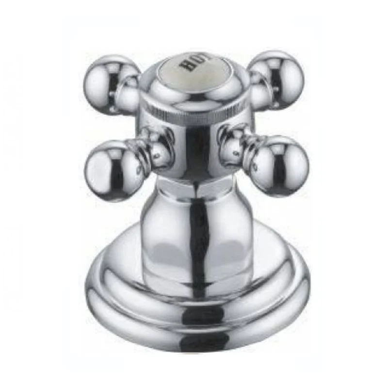 Вентиль, Kludi, 1926, 1/2" x 3/4", боковой, HOT/горячая, цвет-хром