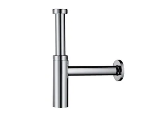 Сифон, Hansgrohe, Flowstar S, для раковины, бутылочный, 1 1/4", цвет-шлифованный черный хром
